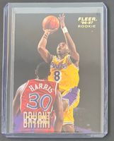 NBA KOBE BRYANT 1996-97 Fleer Rookie RC Card Lakers