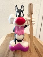 Vintage 90er Zahnbürstenhalter Sylvester Warner looney tunes