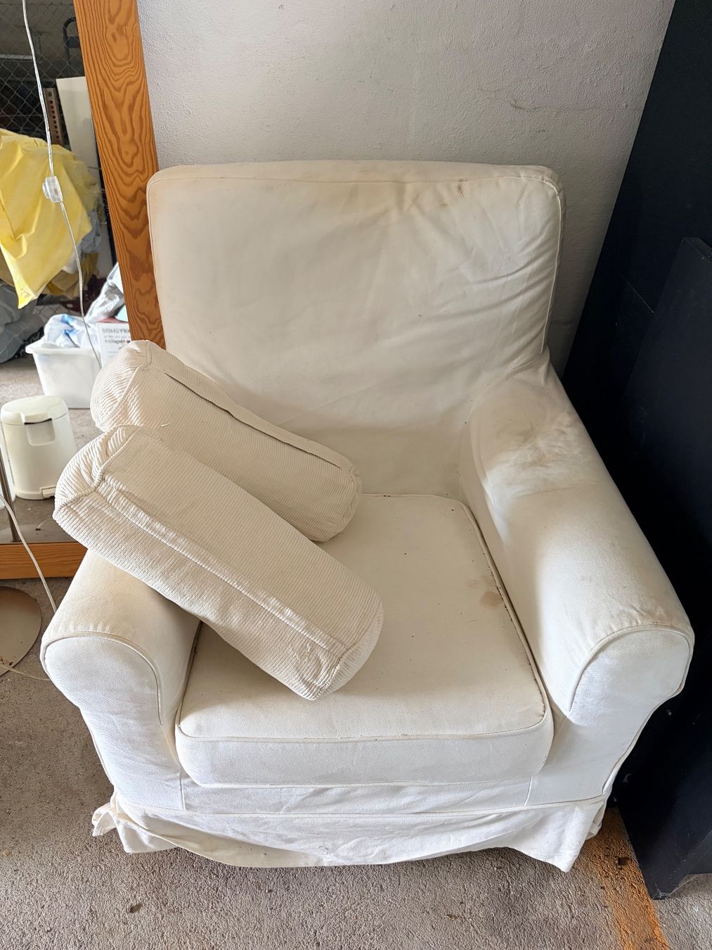 Ikea Poltrone: EKTORP Sessel Beige – Usato da Gampelen venduto da Disabo 1