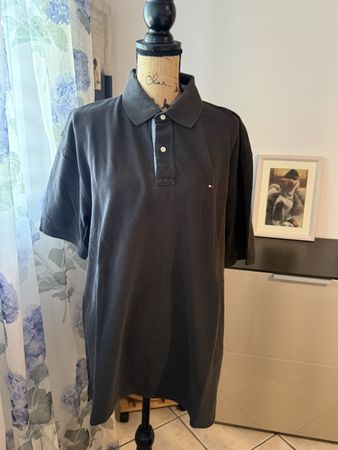 Polo Tommy Hilfiger noir, homme taille XL