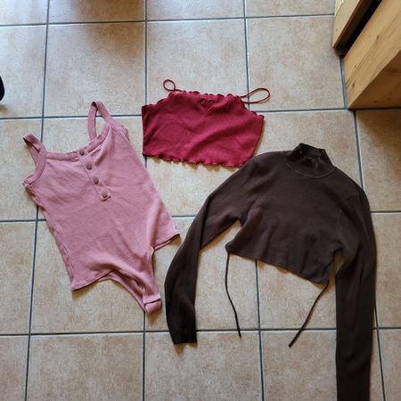 3 hauts taille L