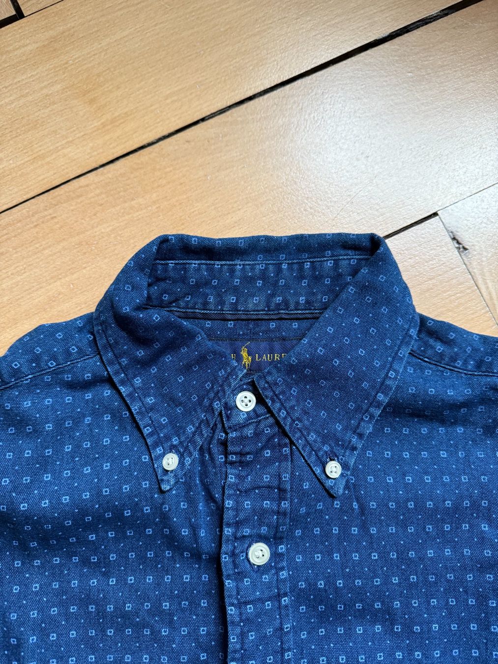 Ralph Lauren Hemden: RALPH LAUREN - Jeanshemd blau gemustert S – Gebraucht aus Zürich von Diazaio 1