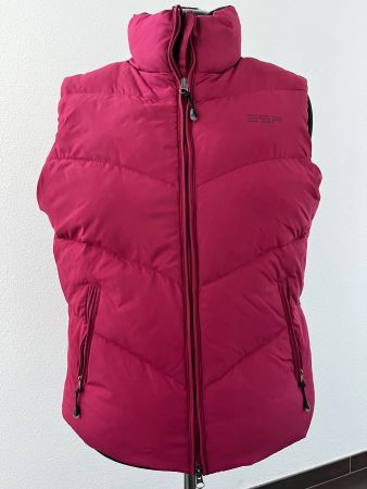 Weinrote Steppjacke