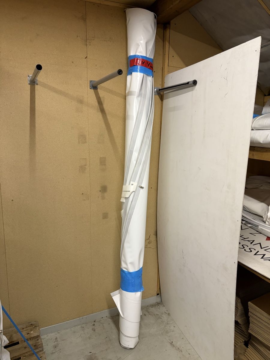 Sonstiges: 2 x 4 m Frontblache opak Röder – Gebraucht aus grosswangen von Poliniman0