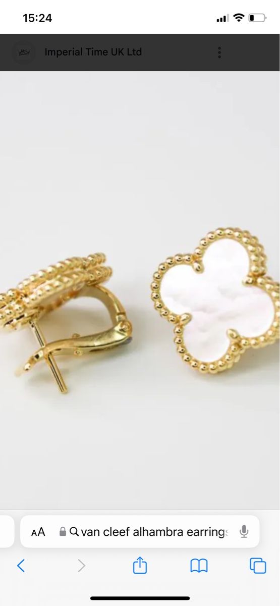 Boucles d'oreille: Van Cleef & Arpels Alhambra Ohringe – Neuf (Voir description) à Fruthwilen par Mariya13 4