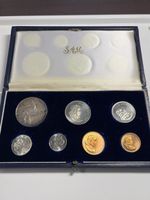 Südafrika 1965 Proof Set – 7 Münzen inkl. 1 Rand 800er Silbe
