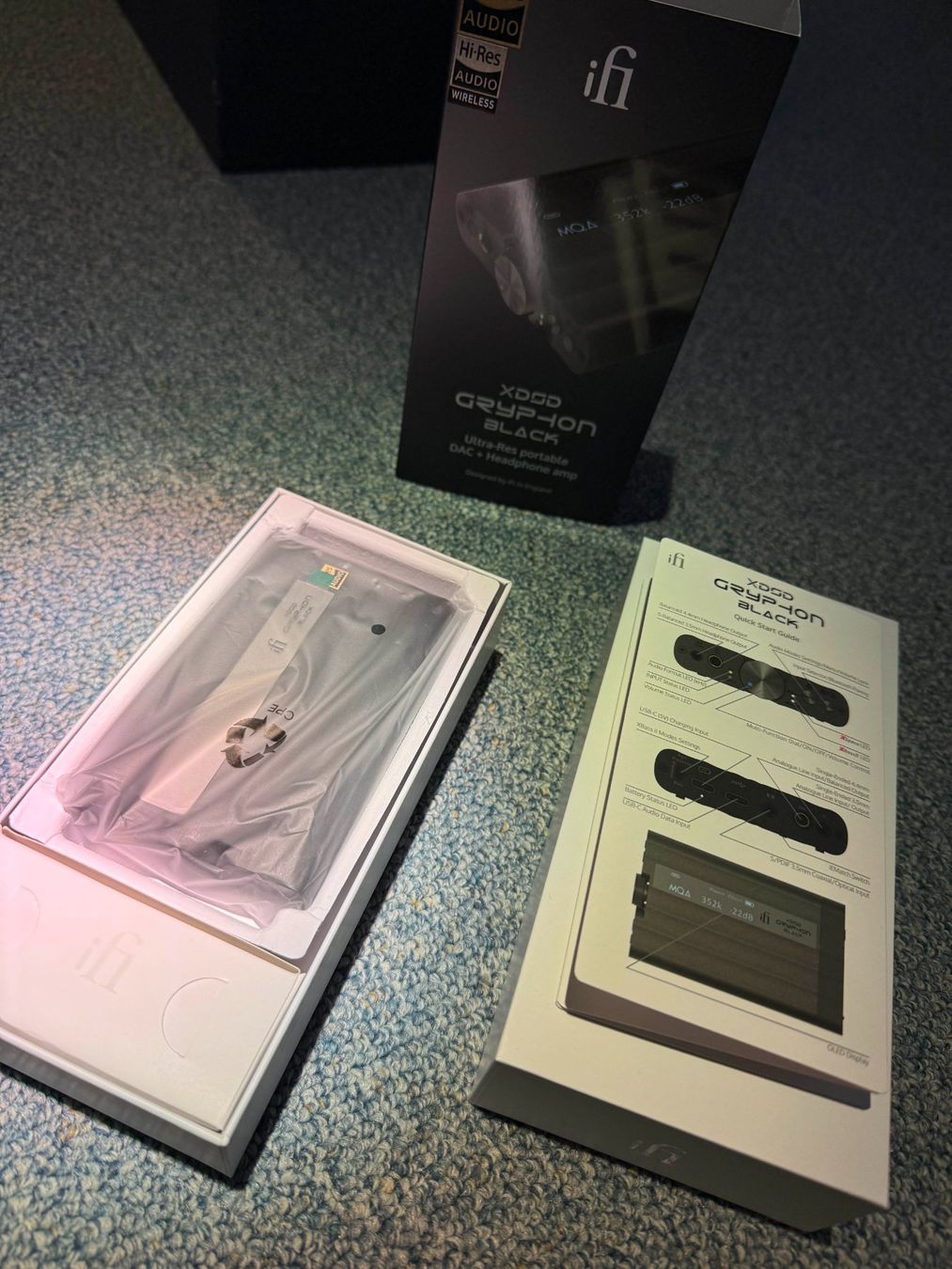 Amplificatori: iFi Audio xDSD Gryphon Black Edition & MoonAudio USB-C – Nuovo e nell'imballaggio originale da Däniken SO venduto da rbumbach1950 3