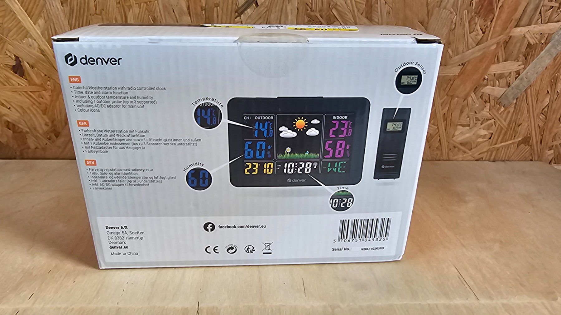 Altro per la casa: Wetterstation DENVER Electronics Ws-540 – Nuovo e nell'imballaggio originale da Koppigen venduto da Kellerfundsachen 1
