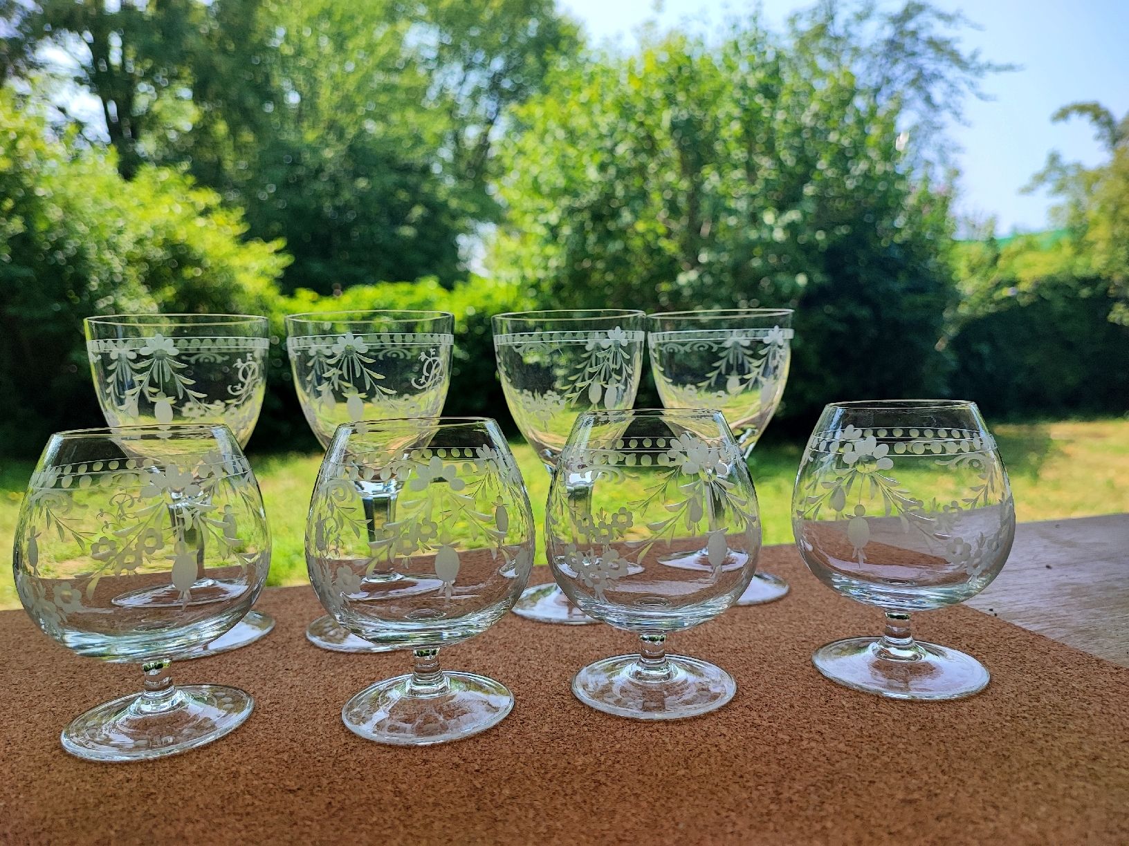 Verres: Kristallgläser-Set mit edler Gravur – Neuf (Voir description) à Elsau par kap_pdr8 1