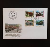Schweiz FDC Pro Patria 2003 Historische Brücken