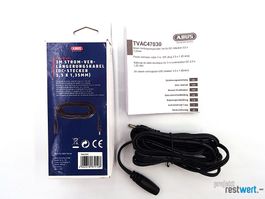 Stromverlängerungskabel 3m für DC-Stecker von ABUS