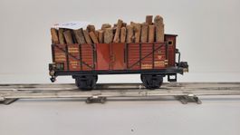 Spur 0, Märklin Hochbordwagen der DR mit Bremserhaus