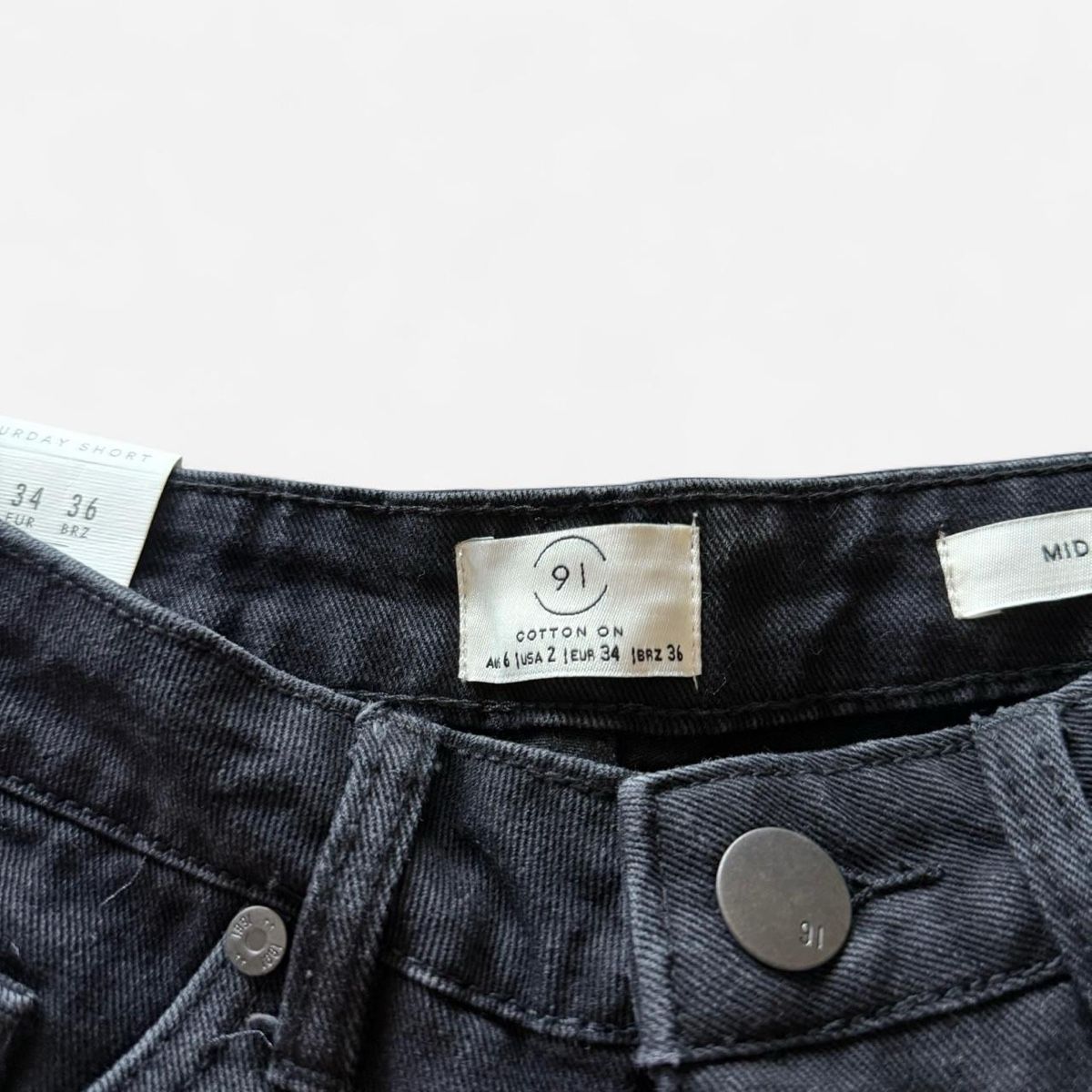 Hosen: Cotton On Black Denim Studded Shorts – Neu und originalverpackt aus Basel von 1moonstar 3