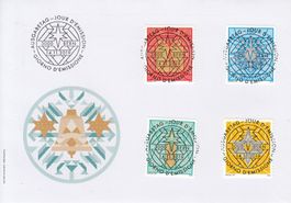 1758-1761+1758B-1761B 2 FDC Weihnachten Vollstempel 14.11.19