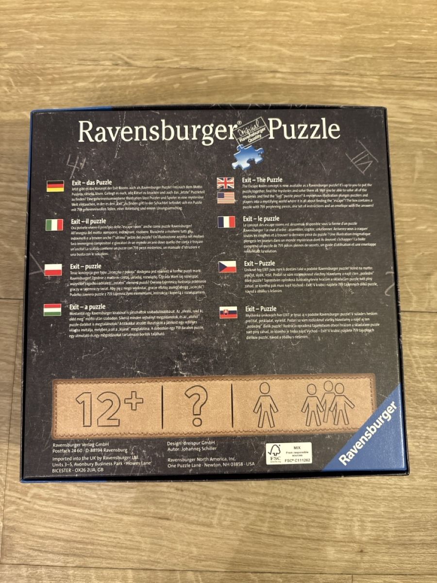 Ravensburger Puzzle: Ravensburger Exit Puzzle – Nuovo (secondo la descrizione) da Wil SG venduto da Deborah1997 1