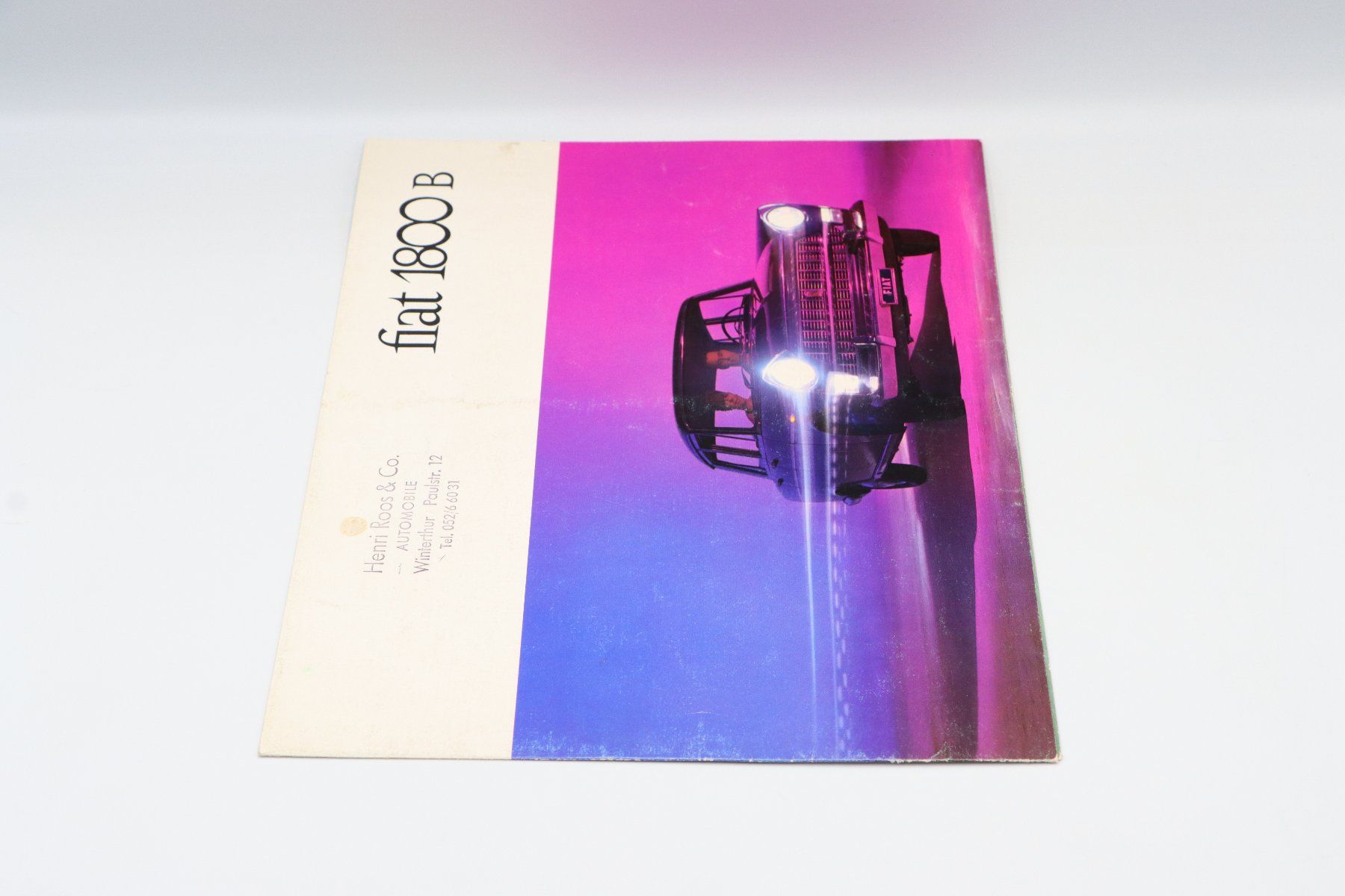 Fiat Documenti: Fiat 1800 B 1966 Prospekt – Usato da Bühl b.Aarberg venduto da Collectorpassions 4