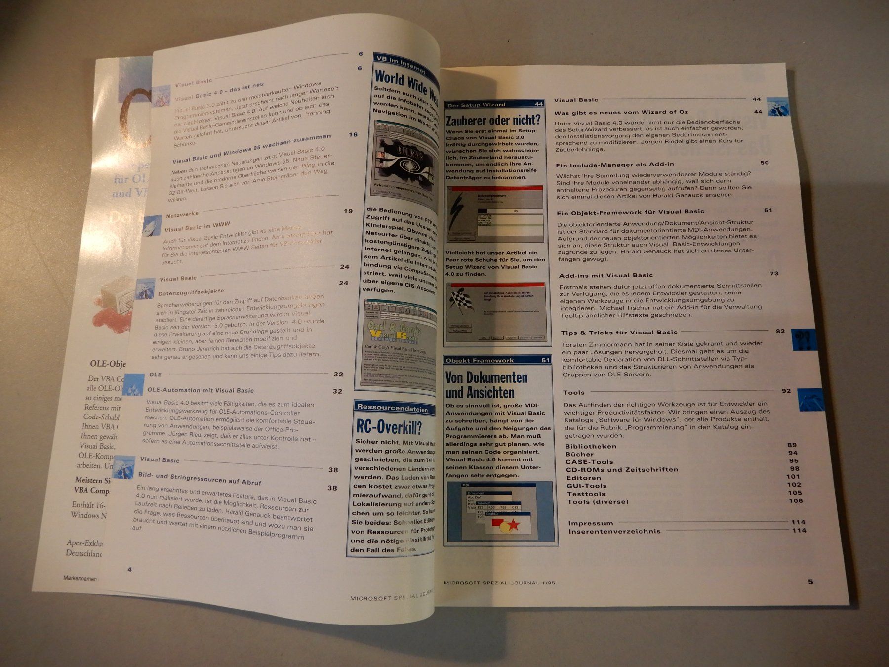 Zeitschriften & Magazine: Microsoft Visual Basic 4.0 Journal – Gebraucht aus Erstfeld von Mario_boe0 2