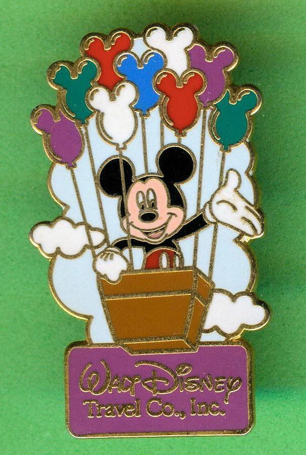 Disney Placchette & Badge: Disney   MICKEY  Luftballons – Usato da Winterthur venduto da Sammleroase