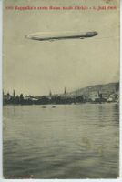 Zürich Zeppelin's erste Reise nach Zürich. 1. Juli 1908