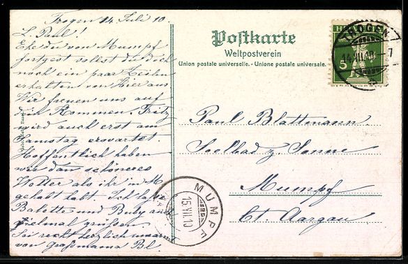 Cartes postales: AK Trogen, Blick zum Ort – D'occasion à Berlin par bartko-reher 1