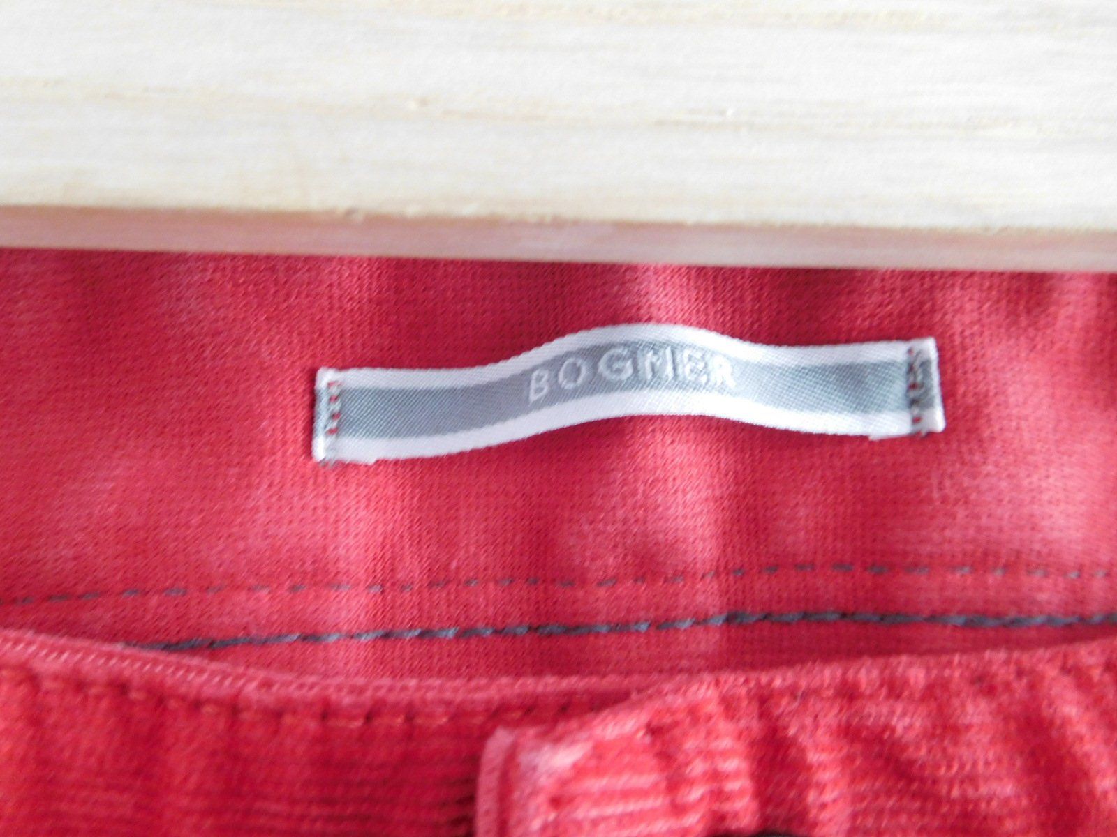 Bogner Pantaloni: BOGNER Herren HOSE Feincord rot Gr. 54 – Nuovo (secondo la descrizione) da Holziken venduto da Rupe 3