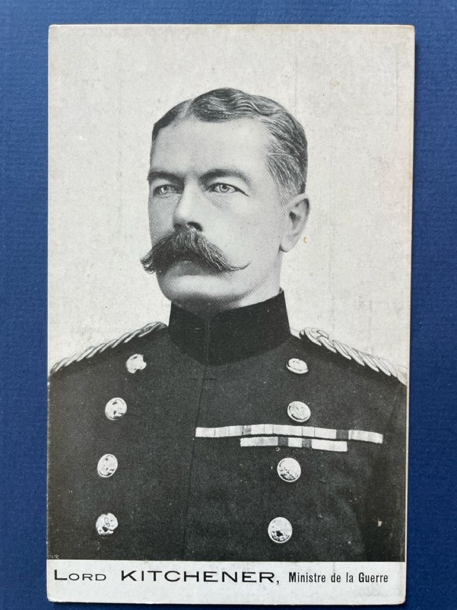 Cartoline postali: Alte Ansichtskarte Lord Kitchener, Kriegsminister, Top – Usato da Neuhausen am Rheinfall venduto da Arielle55