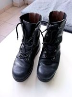 Schweizer Armee Kampfstiefel MINERVA, Echtleder, Schwarz