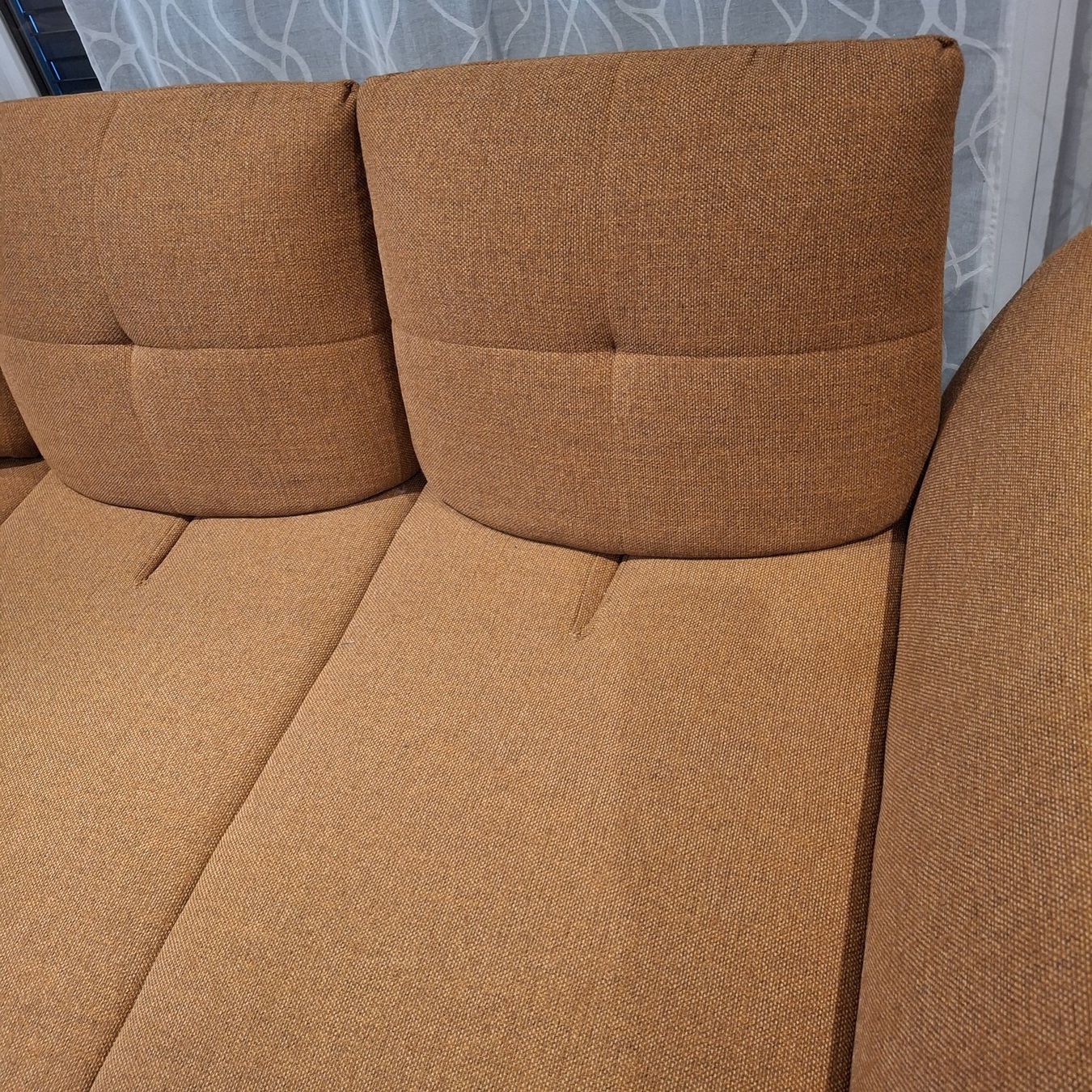 Divani: Ecksofa Dover XC TrapeEL  Farbe Riviera Gold – Usato da Tuttwil venduto da Daisy75 4