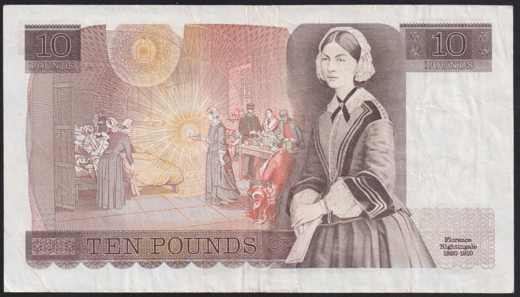 Banconote: England 10 Pounds 1980 – Usato da Brugg AG venduto da banknoten_muesli 1