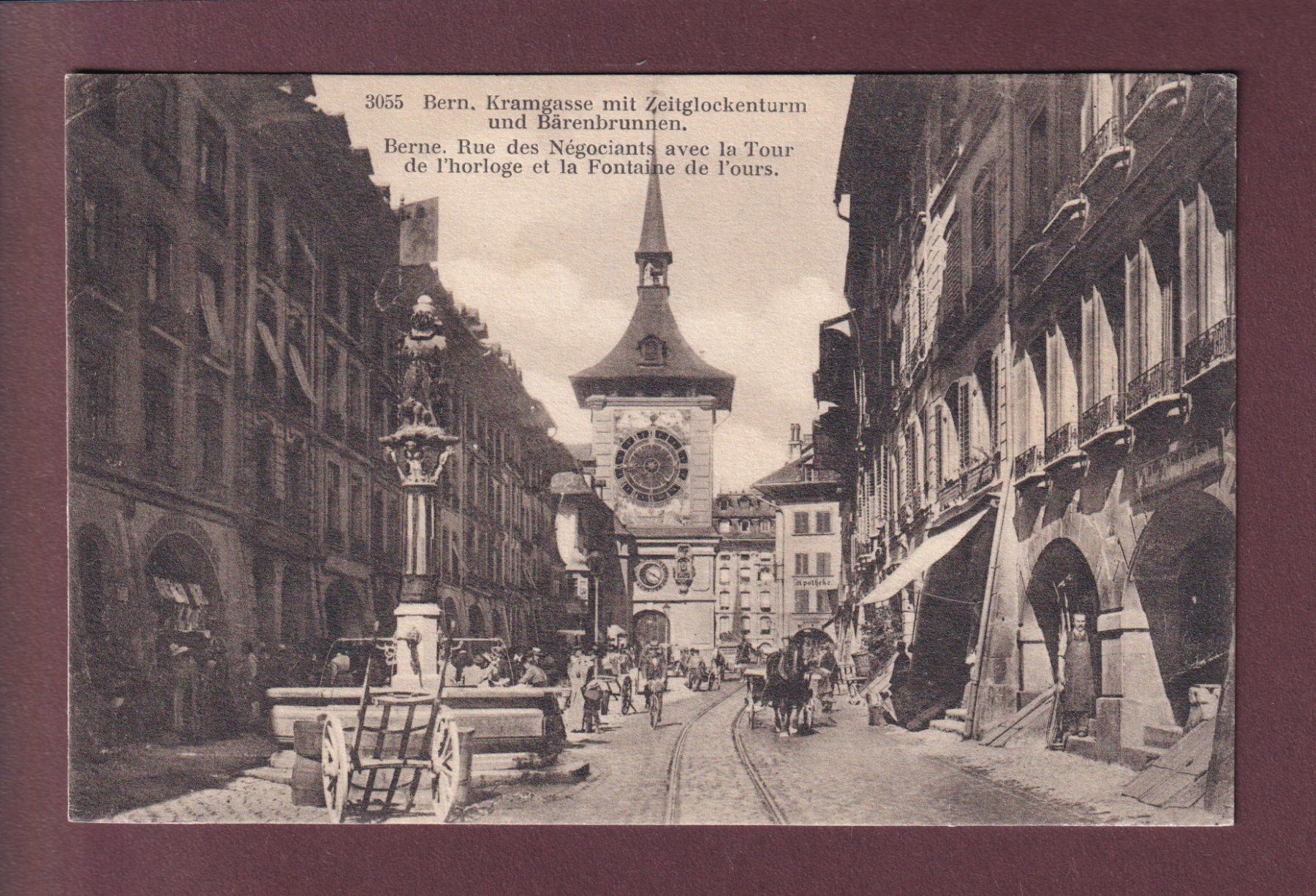 Cartoline postali: BERN - Kramgasse – Usato da Pully venduto da nicecards