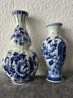 Dekorative Delft Vasen, Handbemalt, Blau Weiss, Top!