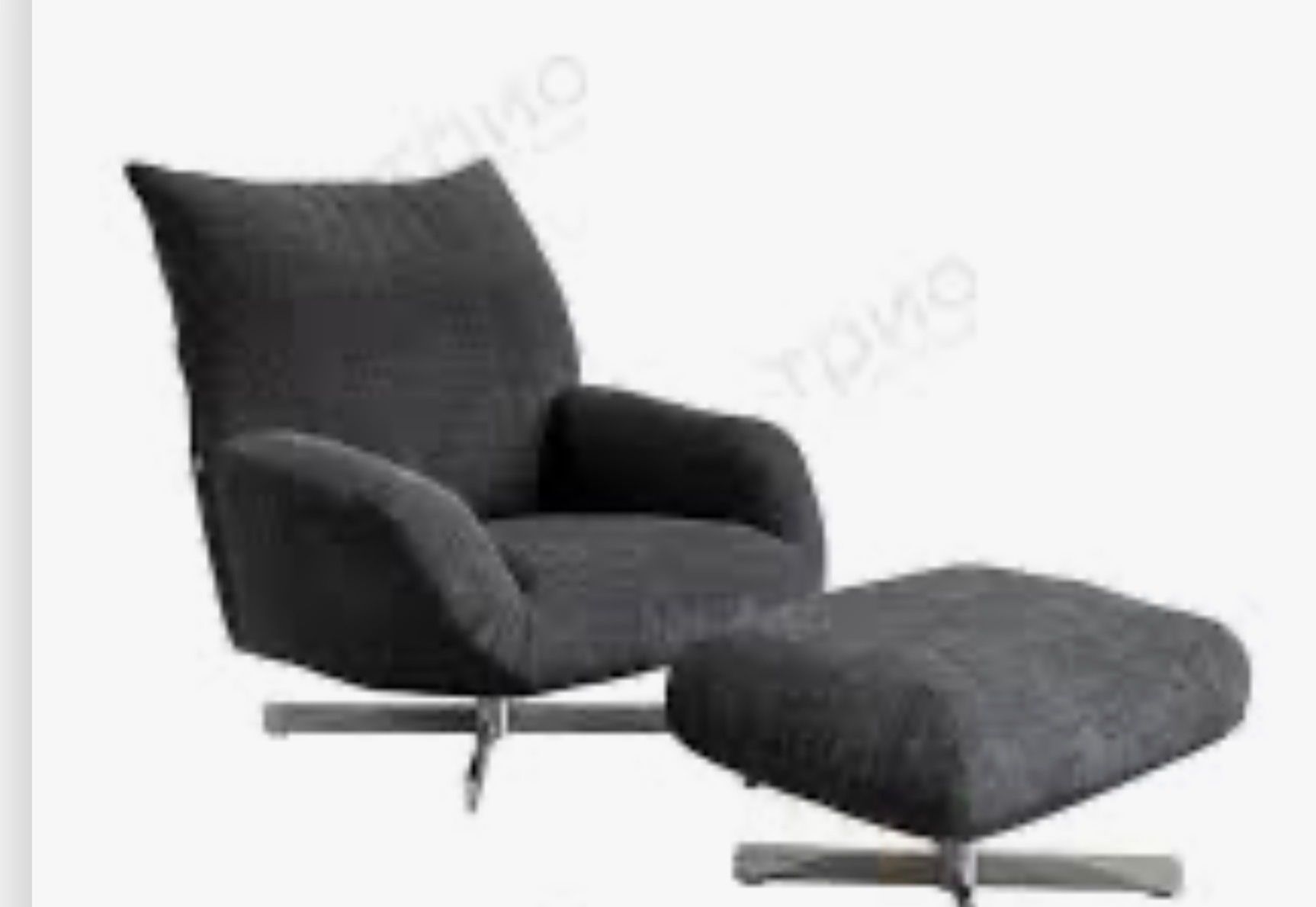 Poltrone: Edra Sessel Chiara mit Hocker von Francesco Binfare – Nuovo (secondo la descrizione) da Zürich venduto da zuerich1954 2