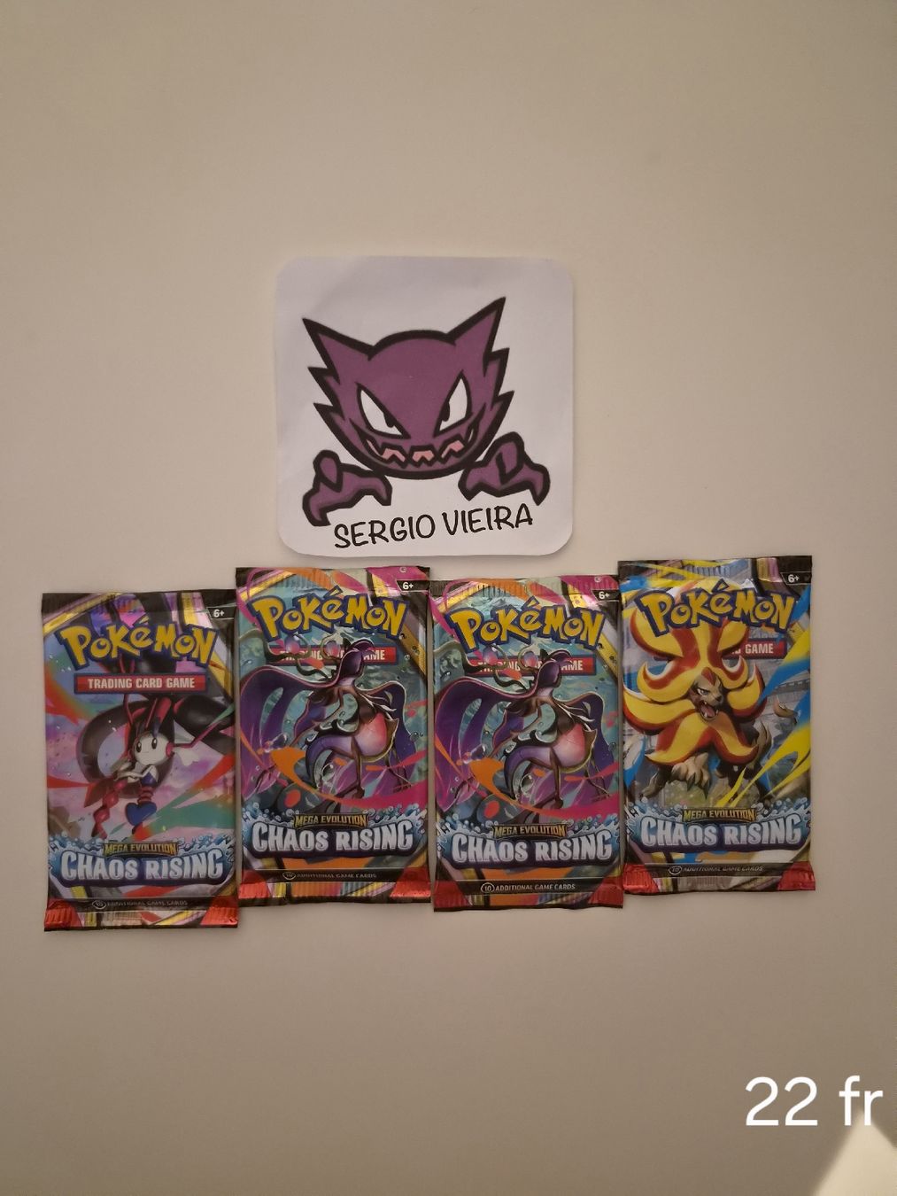 Pokémon Sammelbilder & Trading cards: Boosters Chaos Rising – Neu und originalverpackt aus Les Acacias von S.Vieira