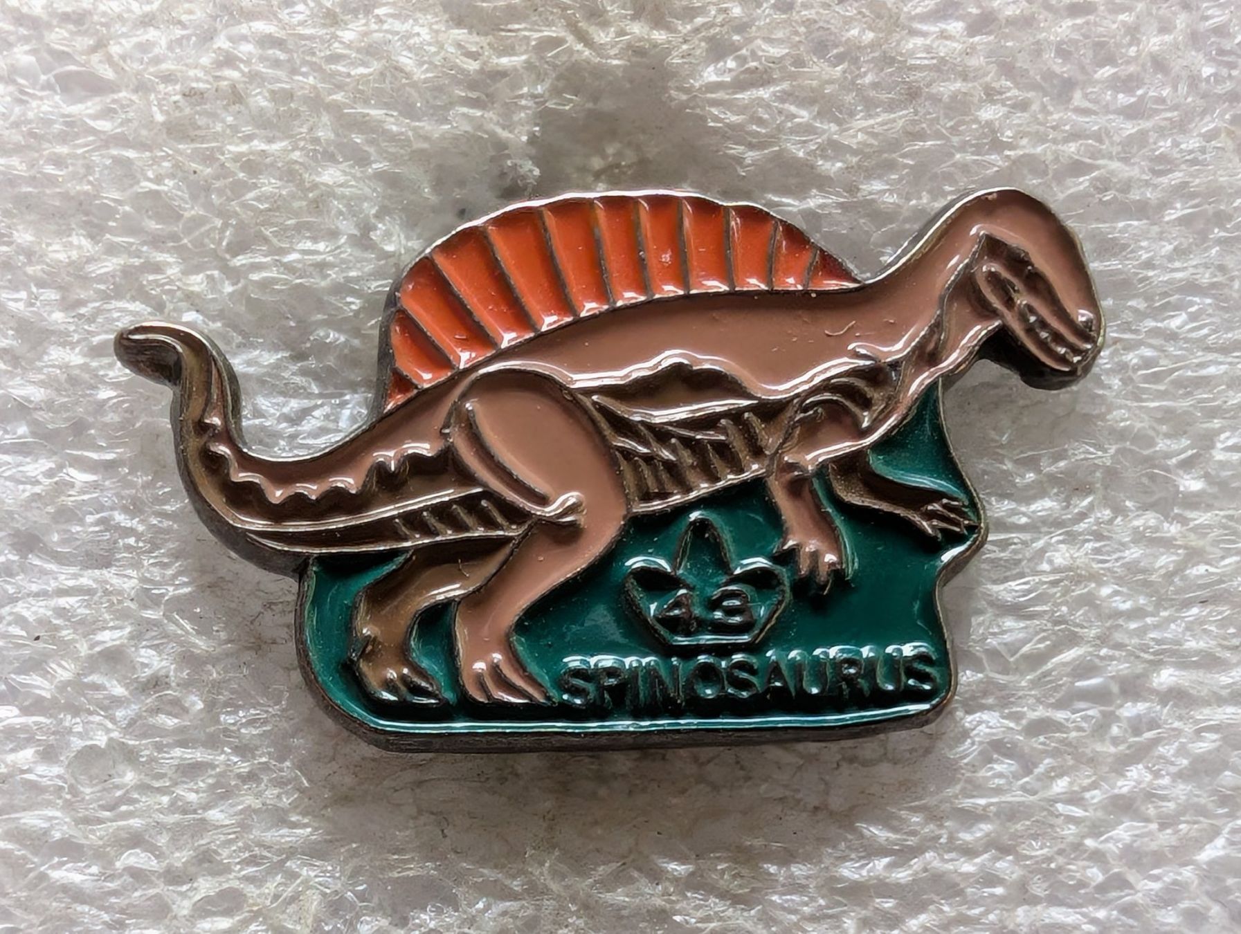 Plaketten & Abzeichen: Ansteckpin 219: Dinosaurier Serie Nr. 43 – Gebraucht aus Oppligen von Pin-Fall-Shop