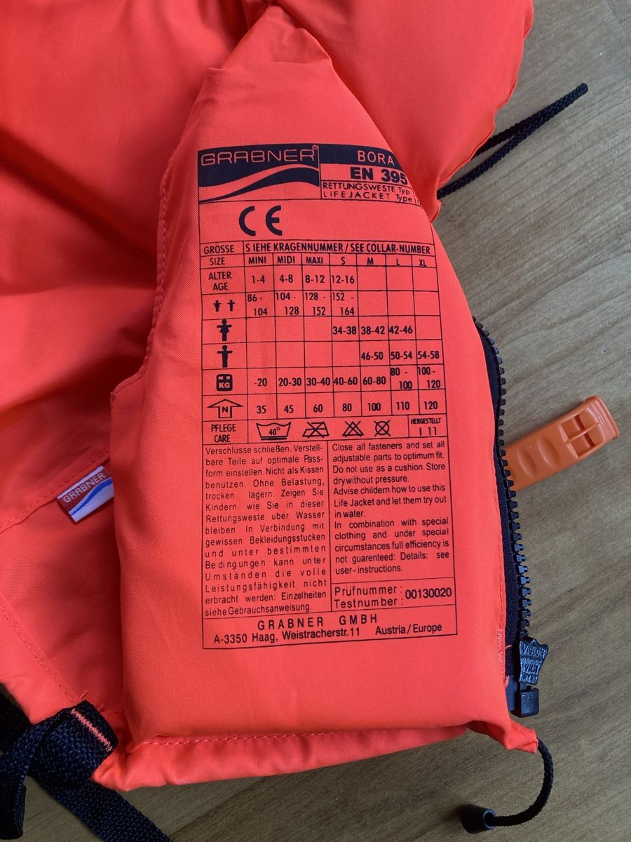 Giubbotti di salvataggio: Grabner Schwimmweste Kinder Mini – Usato da Jona venduto da rahelg83 3