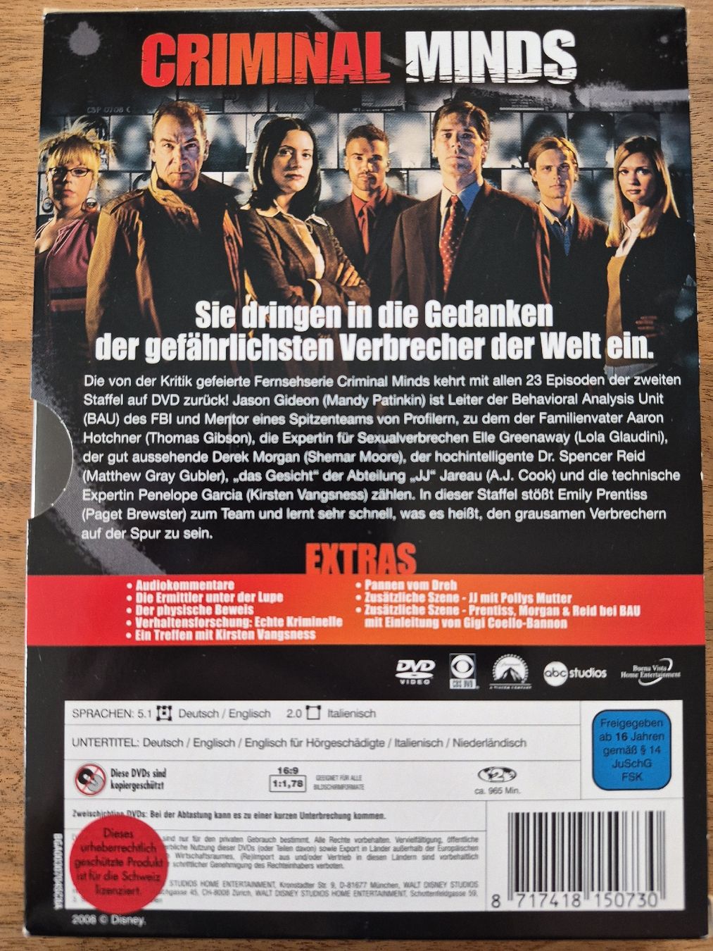Alle DVDs: Criminal Minds - Staffel 2 – Neu (gemäss Beschreibung) aus Olten von bayoffires 1