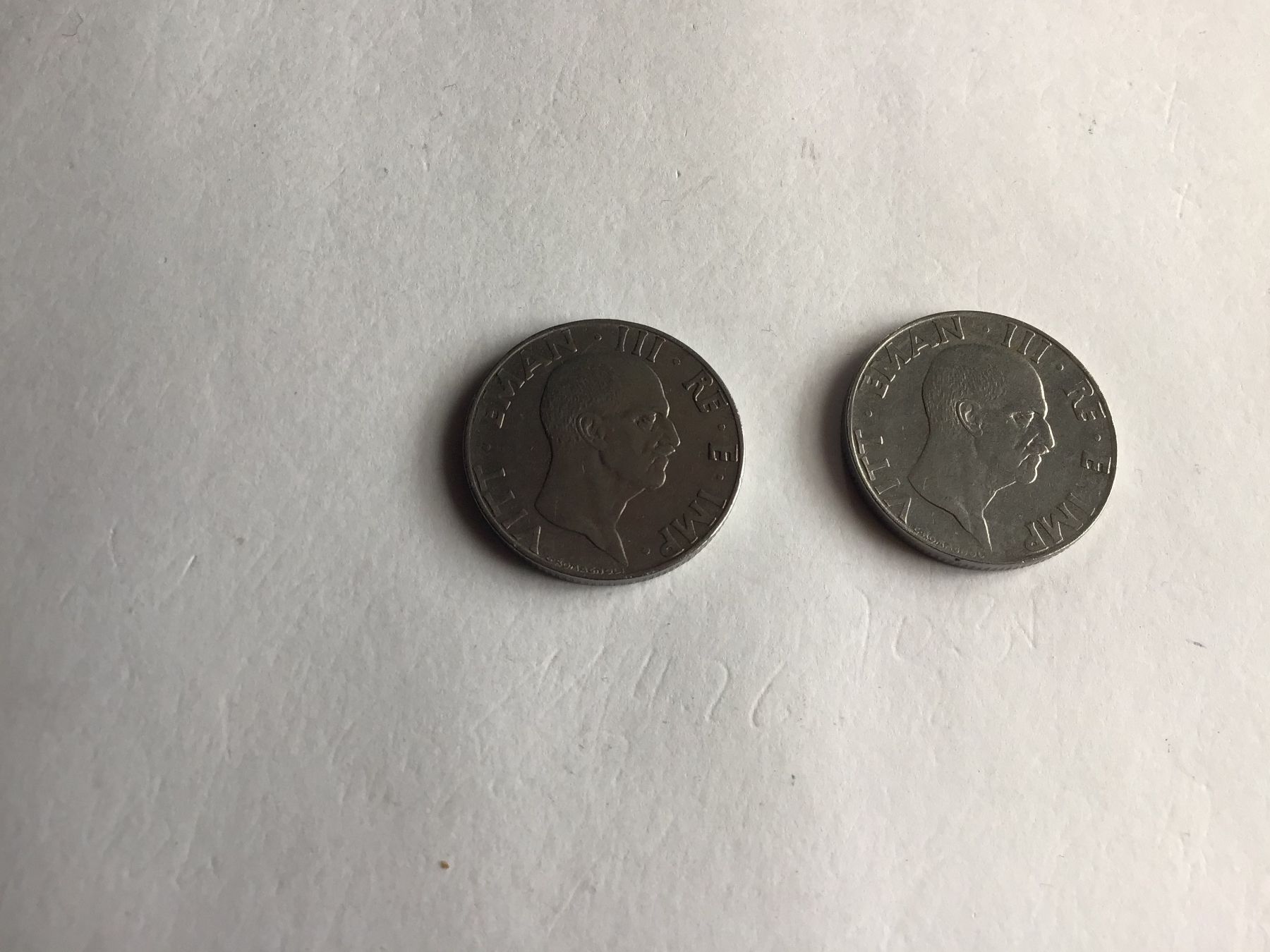 Tutti le monete: 2x50 Ct Münzen Italien – Usato da Rüti ZH venduto da Phaeton10