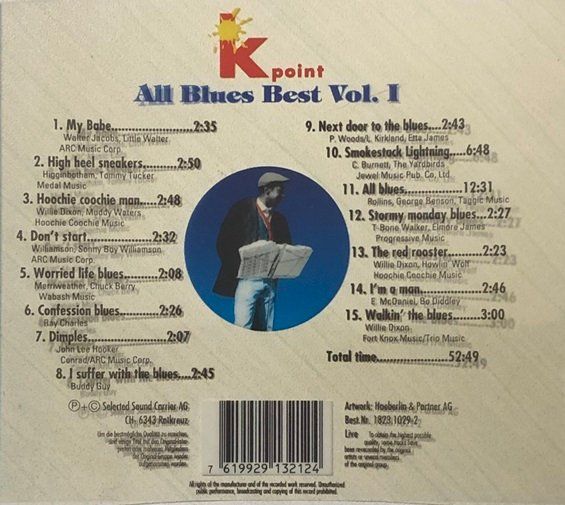 CDs: All Blues Best - Vol. 1 – Gebraucht aus Grüningen von azulgris 1