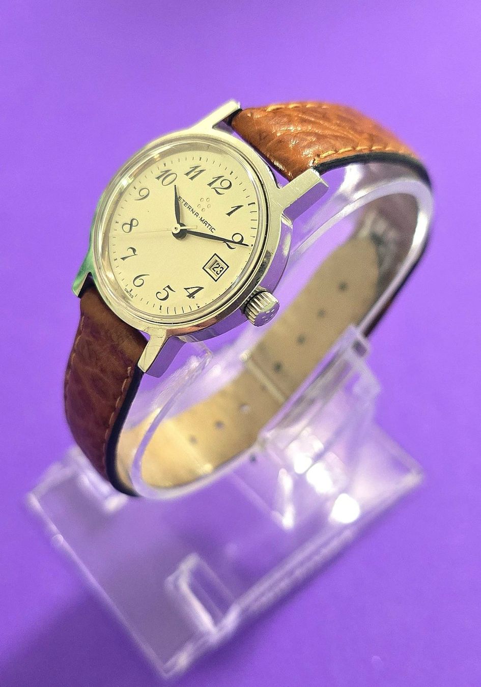 Eterna Uhren: ETERNA MATIC ARMBANDUHR ALASKE UHR – Gebraucht aus Neftenbach von Taschen-Uhren 2