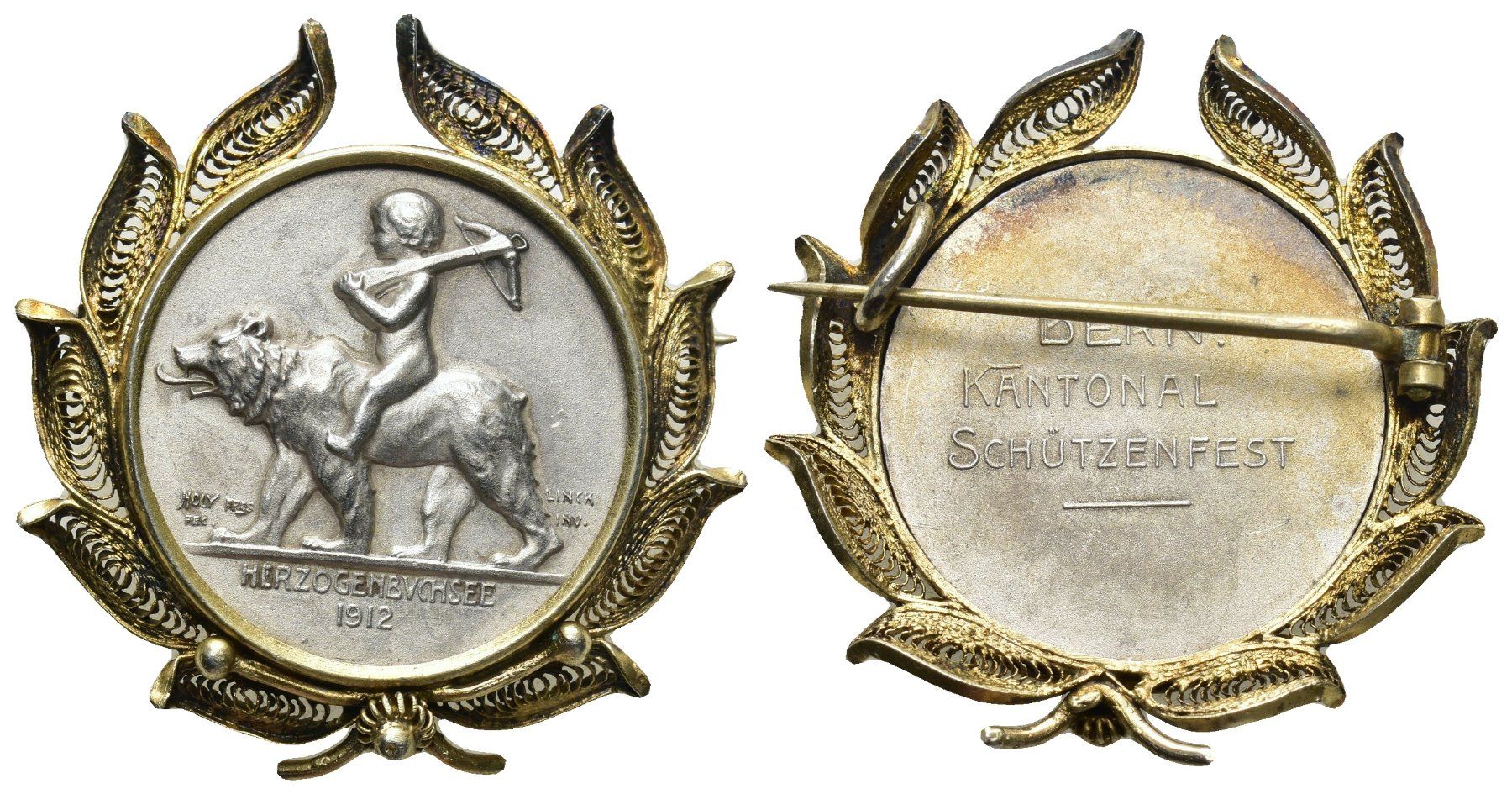 Medaglie: Herzogenbuchse 1912 – Usato da Bern venduto da numismatictops