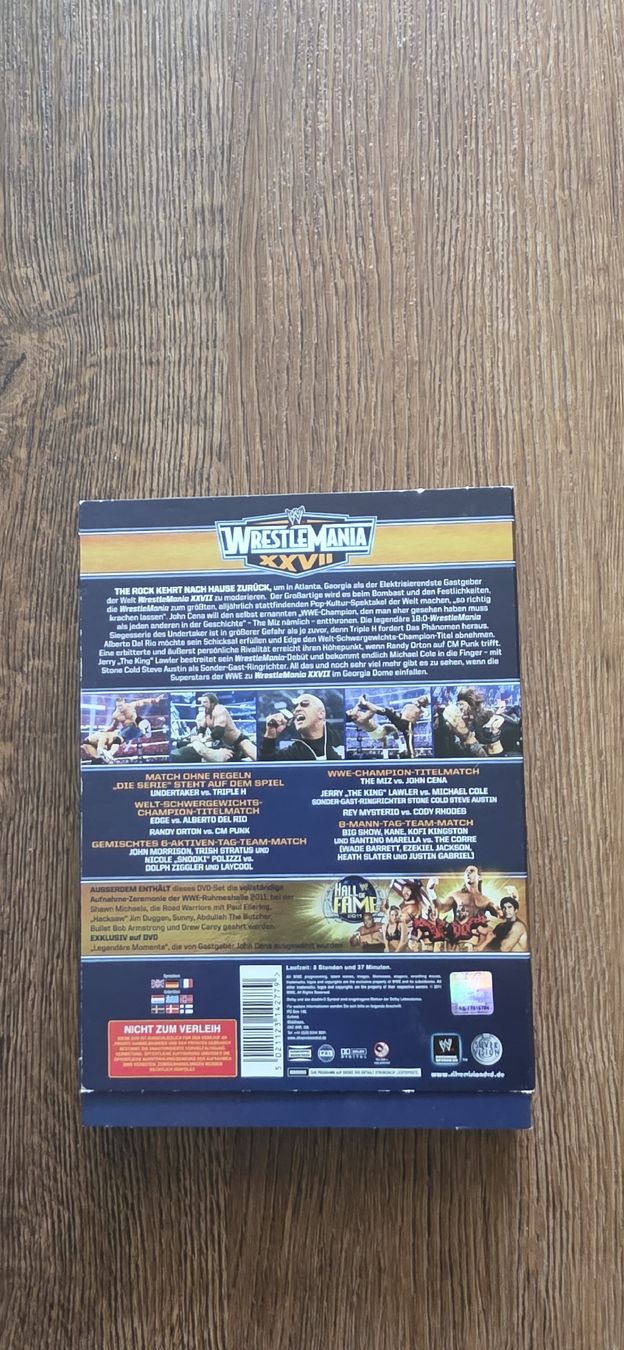 Tutti i DVDs: WWE Wrestlemania 27 DVD – Usato da Flawil venduto da Heartbreaker 1