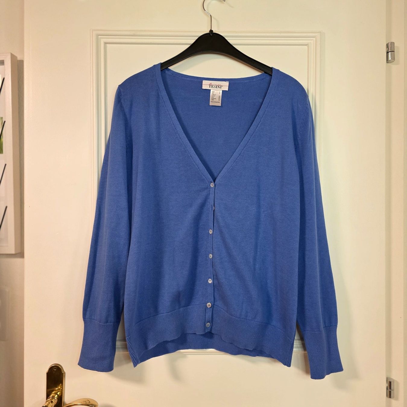 Giacche: Linea Tesini Hellblaue Feinstrickjacke, Grösse 38/40 – Usato da Wald ZH venduto da CapLux 2