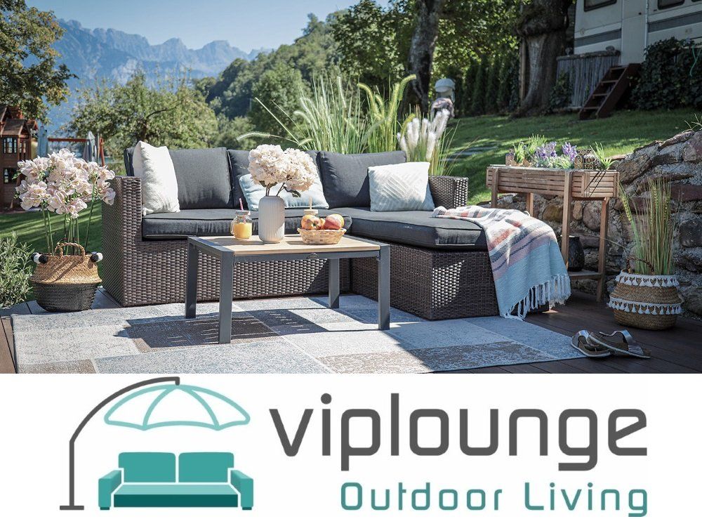 Viplounge Sofas: Rattan Gartenlounge Brooklyn braun – Neu und originalverpackt aus Uznach von viplounge 1