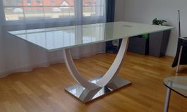 Esstisch - Glasplatte Optiwhite - Design