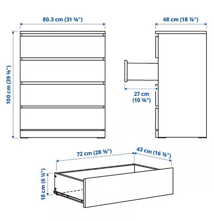 Cassettiere: zwei malm kommoden von ikea  – Usato da Oberwangen TG venduto da ren_7yt7 1
