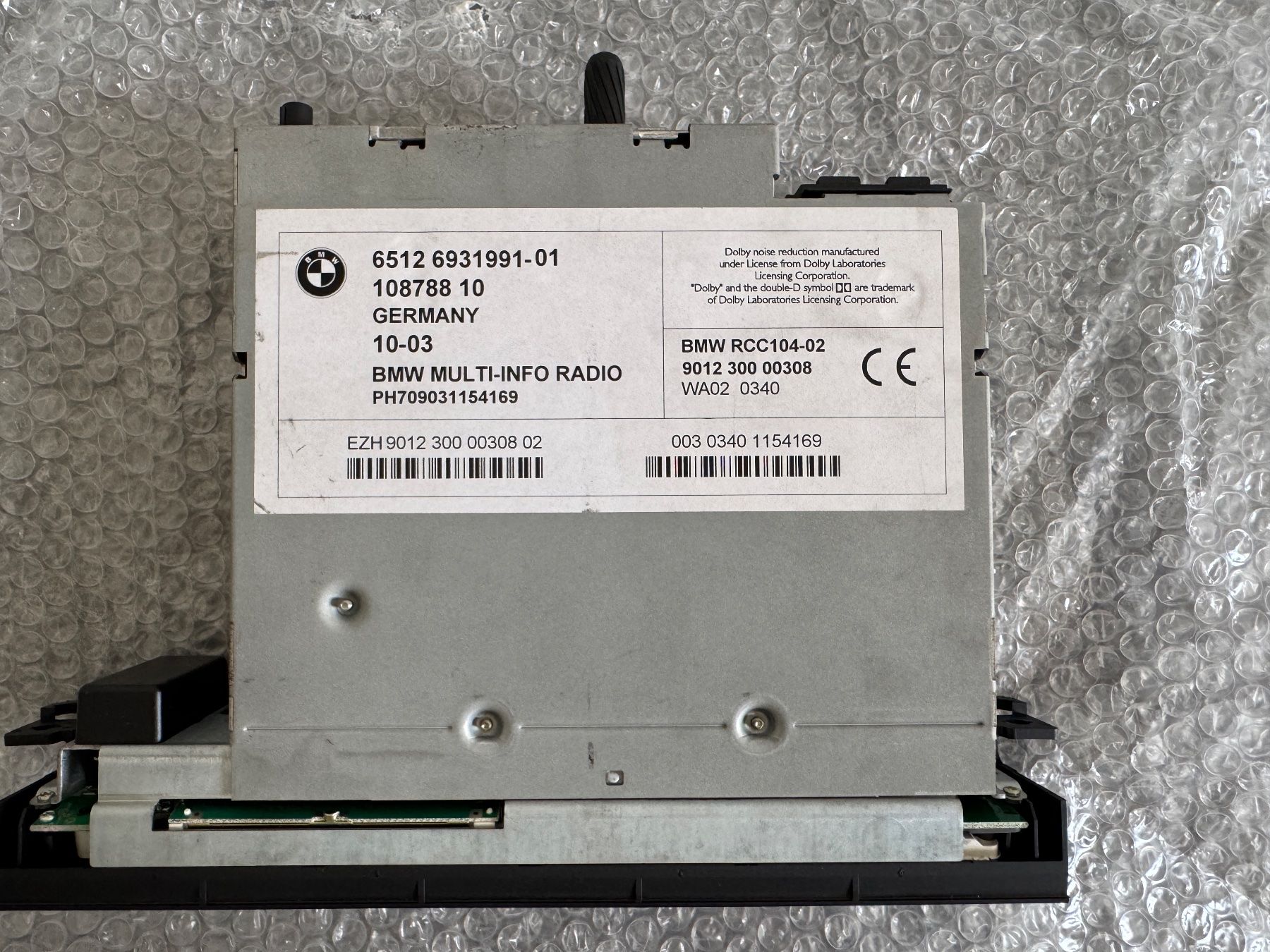 BMW Radio: BMW E46 Navigation Business Radio / Multi-Info Radio – Usato da Rothenfluh venduto da Ron999 4