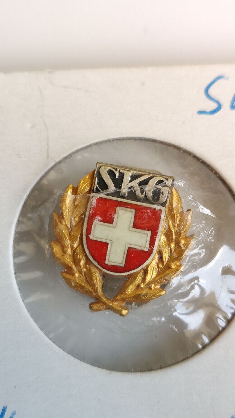 Placchette & Badge: Schweizer SKG Abzeichen, Silber 925, (W4) – Usato da Aarau venduto da bro_9zsg