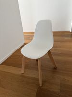 Kinderstuhl weiss Holzbeine 40cm Breite 40cm Tiefe 53cm