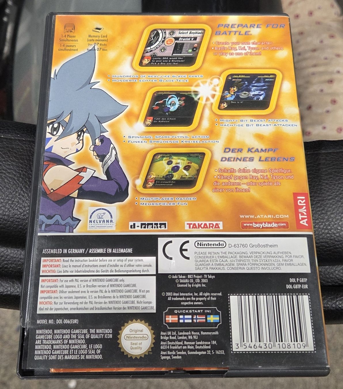 Nintendo Giochi: Beyblade VForce Super Tournament Battle - Nintendo Gamecube – Usato da Reinach BL venduto da _MasterK_ 1