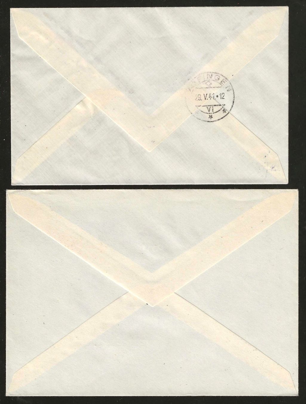 Tutti i francobolli: 1941/1943 : 2 CH Flugpost Briefe – Usato da Gümligen venduto da Geniusbuy 1